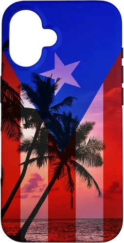 Miniatura 31 de iPhone 11 Tropical Ocean Vibes Bandera de Puerto Rico - Funda del Orgullo Puertorriqueño