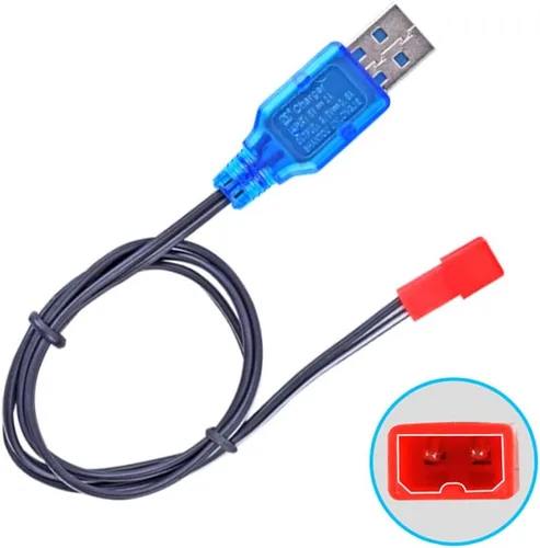 Miniatura 3 de 3.7v 400Ma Intelligence Lipo Battery Charger Toys Remote Control Airplane Model Helicopter JST-2P Plug USB Parts for Vestel LCD LED