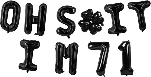 Miniatura 59 de Globos de látex de 16 pulgadas con texto en inglés "Oh I'm 14" Black Hallo Fourteen Cheers to 14 Years Old Theme Decor for Man Woman Happy 14th