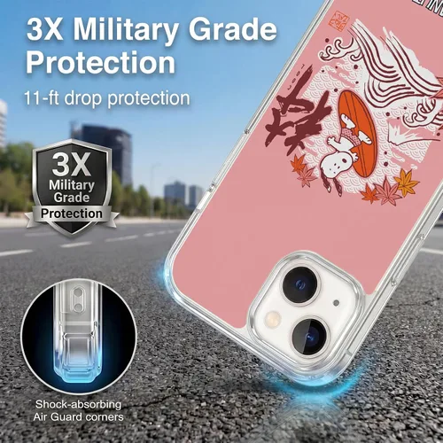 Miniatura 226 de Carcasa de gel para iPhone 7 Plus/iPhone 8 Plus, diseño de Snoopy Oriental de Peanuts, Badges