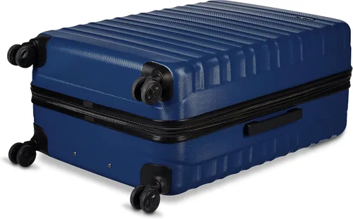 Miniatura 3 de Tienda Basics Equipaje de maleta expandible con ruedas rígidas, Azul marino, Spinner