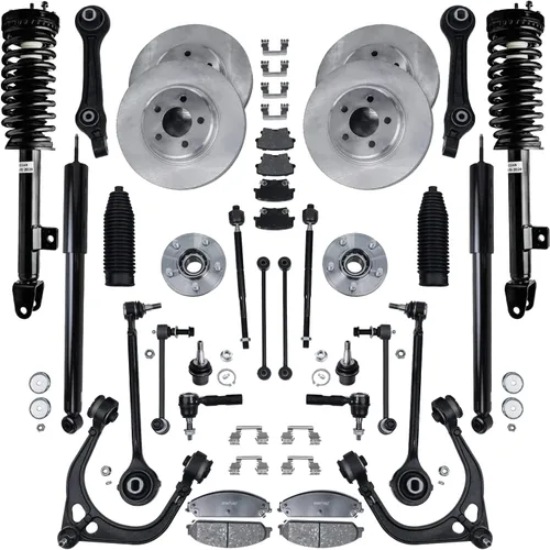 Miniatura 79 de Detroit Axle - Rotores de freno para Chrysler 200 2015 2016 2017, Rotores de freno de disco de reemplazo: 12.01" pulgadas delantero y 10.95