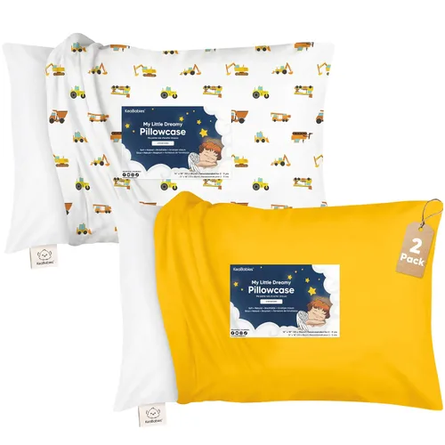 Miniatura 24 de KeaBabies Funda de almohada para niños pequeños de 13 x 18 pulgadas, funda de almohada de algodón orgánico para niños, niñas, funda de algodón suave