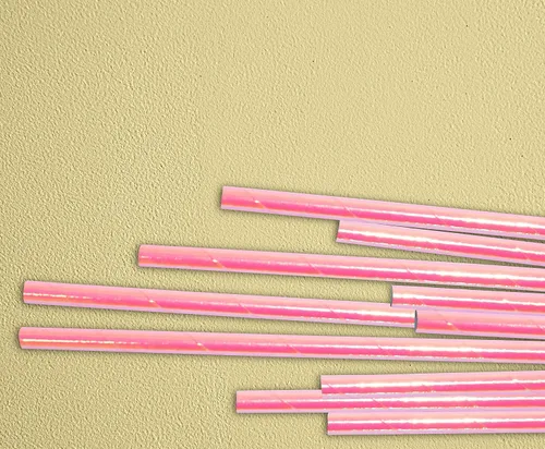 Miniatura 8 de Pomp Pajitas de papel decorativas 100% biodegradables con temática navideña, de larga duración, calidad prémium y ecológica, tamaño estándar