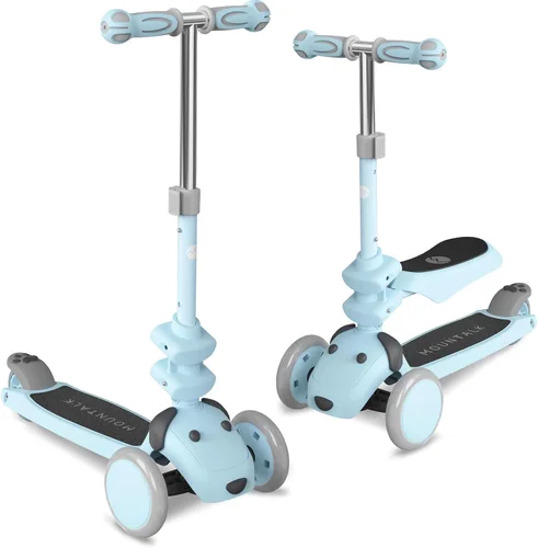 Miniatura 7 de MOUNTALK Scooter para Niños de 1-12 Años, Scooter de 3 Ruedas para Niños Pequeños de 1-3/3-5/5-8/8-12 Años Niños y Niñas con Alturas Ajustables