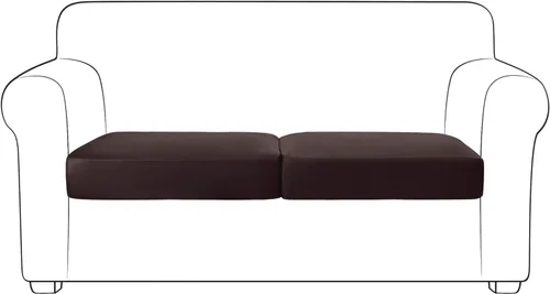 Miniatura 63 de Yates Home Funda de cojín de piel sintética para sofá, impermeable, elástica, para asiento de caravana, sofá biplaza, protector de muebles, funda