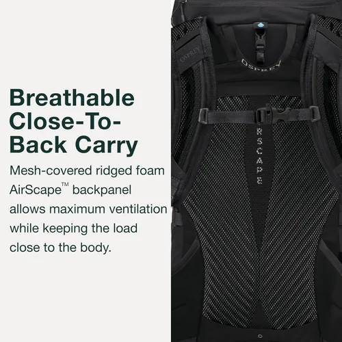Miniatura 4 de Mochila Osprey Sportlite 30L ligera para senderismo para hombres y mujeres, gris carbón oscuro, S/M