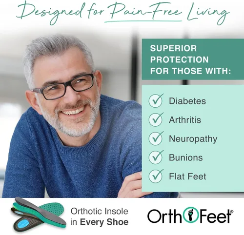 Miniatura 4 de Orthofeet Zapatos casuales ortopédicos de cuero del zodiaco para hombre