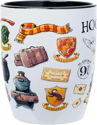 Miniatura 2 de Silver Buffalo Harry Potter Hogwarts Destination - Taza de cerámica curvada jumbo de 25 onzas