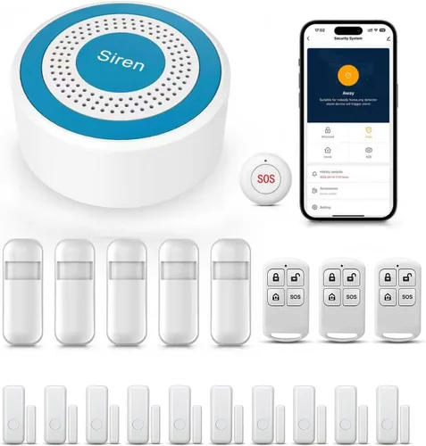 Miniatura 8 de Sistema de alarma PGST para seguridad del hogar, sistemas de seguridad inalámbricos 2025 para casa con alertas instantáneas por aplicación, 13