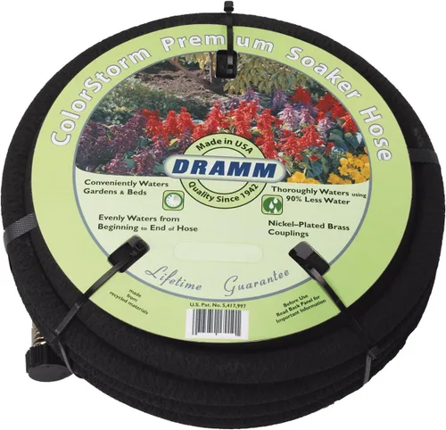 Miniatura 3 de Dramm Premium Soaker Manguera de jardín, color negro, Negro