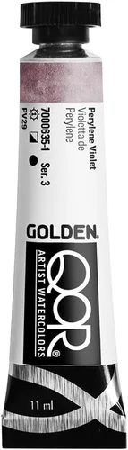 Miniatura 51 de GOLDEN QoR Acuarelas para artistas, Azul cobalto y teja, tubo de 11 ml, pintura profesional de acuarela, semiopaca Verde azulado cobalto