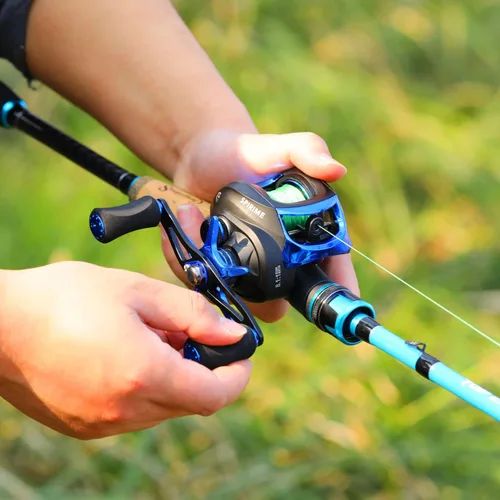 Miniatura 8 de Sougayilang Fishing Rod and Reel Combo, Medium Heavy Fishing Pole with Baitcasting Reel Combo, 2-Piece Baitcaster Combo