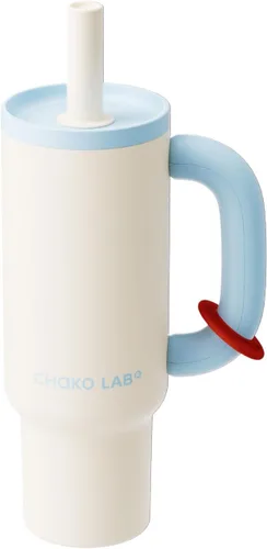 Miniatura 14 de CHAKO LAB BaWang 33oz Insulated Titanium Tumbler with Handle and Straw Premium Matte Finish Leakproof Water Bottle Cup Holder Friendly Travel
