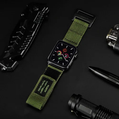 Miniatura 3 de Correa de nailon resistente para Apple Watch de 1.575 pulgadas, 1.614 pulgadas, 1.654 pulgadas, 1.732 pulgadas, 1.772 pulgadas, 1.772 pulgadas