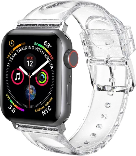 Miniatura 11 de iiteeology Compatible con Apple Watch Band de 1.65 pulgadas, 1.73 pulgadas, 1.75 pulgadas, 1.73 pulgadas, correa deportiva de silicona suave