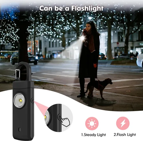 Miniatura 4 de Alarma personal recargable para mujeres, paquete de 2 regalos de cumpleaños de Navidad para mujeres, hijas, estudiantes universitarios