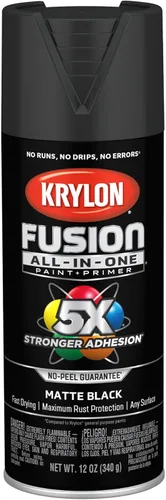 Miniatura 39 de Krylon Fusion - Pintura en aerosol adhesiva todo en uno para uso en interiores y exteriores, 12 onzas, aluminio Icy Grape
