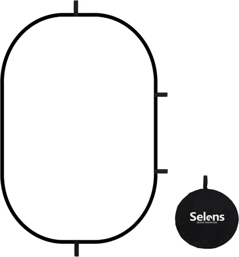 Miniatura 8 de Selens Kit Difusor de Luz Suave Desplegable de 59x39 Pulgadas, con Soporte de Luz de 6.6 Pies y Soporte para Clips para Estudio Fotográfico, Retrato