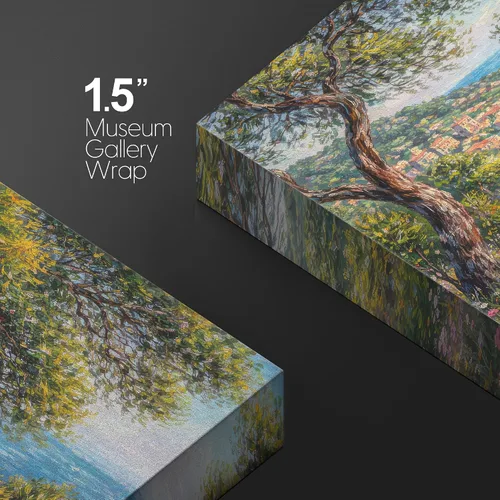 Miniatura 85 de wall26 Prado con álamos por Claude Monet - Arte moderno impresionista, arte en lienzo para el hogar, 12 x 18 pulgadas