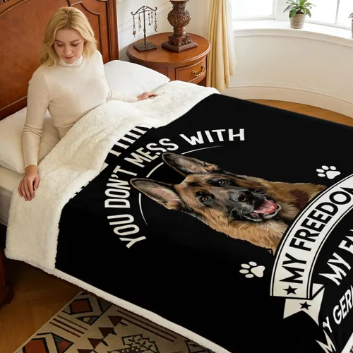Miniatura 77 de Autumn Teddy Dog Patchwork Sherpa Blanket Fall Cozy Throw Blanket Cute Puppy Quilt Style Warm Soft Blanket for Couch Sofa Bedroom Decor 50x60 Inches