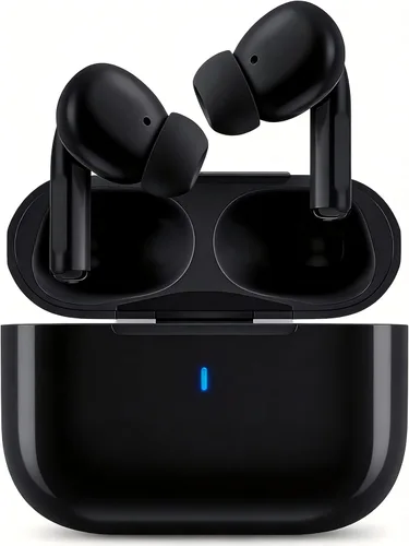 tiloqua Auriculares inalámbricos para iPhone, auriculares Bluetooth 5.3, micrófono inalámbrico con cancelación de ruido, 40 horas HiFi 3D-Stereo,