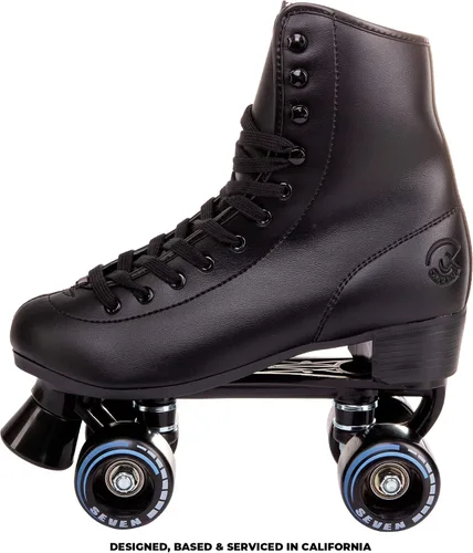 Miniatura 3 de C SEVEN C7skates Patines de cuatro ruedas Diseño retro Negro
