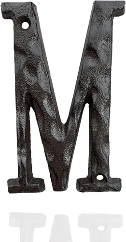 Miniatura 19 de Números de 5.5 pulgadas de hierro fundido para dirección de casa.