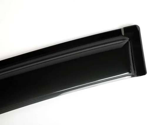 Miniatura 9 de 92054 - Protector de lluvia para ventana lateral original, para montaje exterior, cinta inastillable, color humo oscuro, 2 persianas para ventana