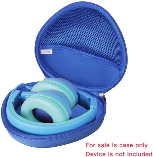 Miniatura 2 de adada Estuche rígido de viaje para auriculares iClever HS19/iClever BTH12 para niños (azul)