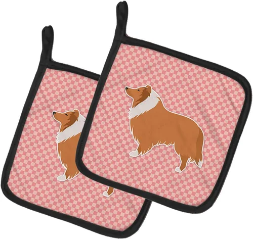 Miniatura 119 de Caroline's Treasures BB3567PTHD - Juego de soportes para ollas de cocina resistentes al calor, almohadillas calientes para cocinar, hornear, Copo