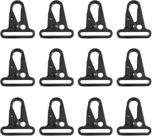 Miniatura 18 de TRIWONDER Clips de boca ampliados HK Gancho de alta resistencia Ganchos a presión Clips de honda para Paracord al aire libre bolsa mochila