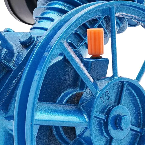 Miniatura 7 de LOYALHEARTDY Cabezal de bomba de compresor de aire 3HP 175PSI doble cilindro V estilo V reemplazo de la bomba del compresor de aire, cilindro de Azul