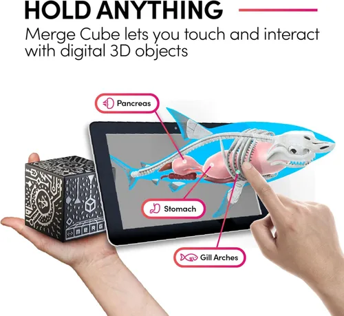 Miniatura 2 de Merge Cube juguete STEM - ¡Mantén experimentos científicos digitales en tu mano! Más de 1000 objetos 3D y más de 100 simulaciones interactivas