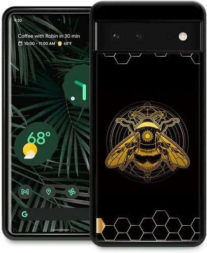 Miniatura 27 de ZHEGAILIAN Funda compatible con Google Pixel 7, diseño de esqueleto de encaje gótico victoriano, diseño de esqueleto de silicona suave, TPU