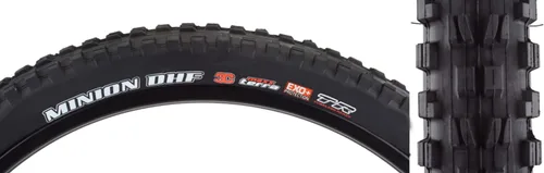 Miniatura 11 de Maxxis Minion DHF Mountain Bike Tire 3C MaxxTerra 29, 27.5, 26, 24 in, 2.3–3.0 WT, EXO/EXO+/DD, E25, Tubeless Ready