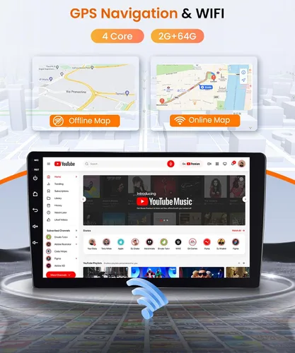 Miniatura 3 de Radio de coche 4Core 2G+64G para Nissan Altima 2008 2009 2010 2011 2012 Carplay, Rimoody Car Stereo con Android Auto Mirror Link 9 pulgadas pantalla