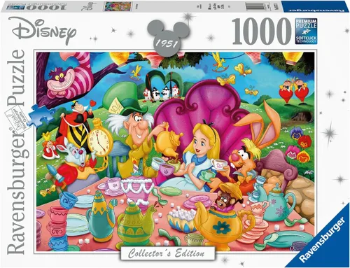 Miniatura 2 de Ravensburger Rompecabezas de Alicia en el país de las maravillas – 1000 piezas Obra de arte atractiva ideal para mayores de 12 años Certificado