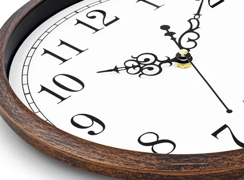 Miniatura 2 de Bernhard Products Reloj de pared de 30 cm, silencioso, sin tictac, movimiento de cuarzo de calidad, funciona con pilas, redondo, fácil de leer