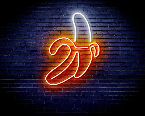 Miniatura 12 de ADVPRO Banana Flex - Letrero de neón LED de silicona azul y rojo st16s33-fnu0042-br