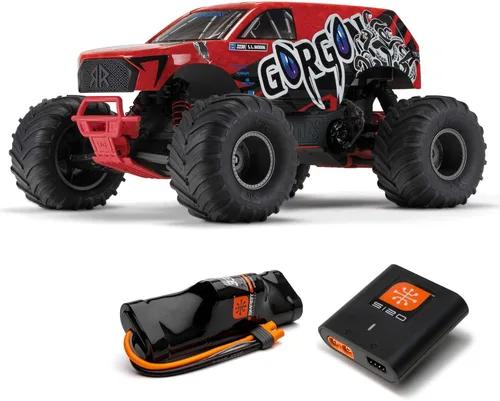 Miniatura 11 de ARRMA Camión RC 1/10 Gorgon 2 Wheel Drive RTR Camión Monster de Motor Cepillado Batería y Cargador Incluidos Azul ARA3230ST5