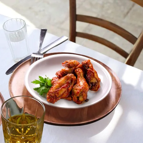 Miniatura 9 de Lightnpro - Platos redondos de madera de acacia, platos para aperitivos, mesa central, platos de servicio para ensalada, sándwiches, hamburguesas