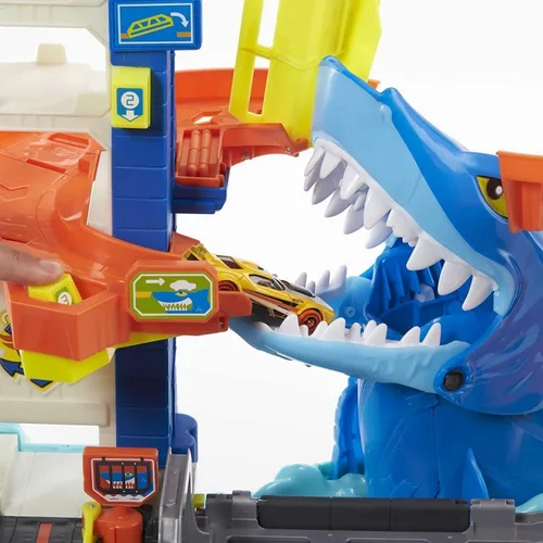 Miniatura 4 de Hot Wheels Playset de Escape del Tiburón Atacante