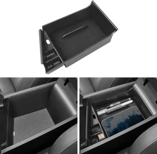 Miniatura 14 de Organizador de Monedas para Consola Central Compatible con Toyota 2016-2020 2021 2022 2023 Tacoma, Accesorios ABS, Portavasos, Caja de Almacenamiento