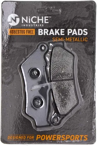Miniatura 3 de NICHE Juego de pastillas de freno para BMW F650CS F650GS F650ST G650X 34117697086 34217707908 Delantero trasero Orgánico