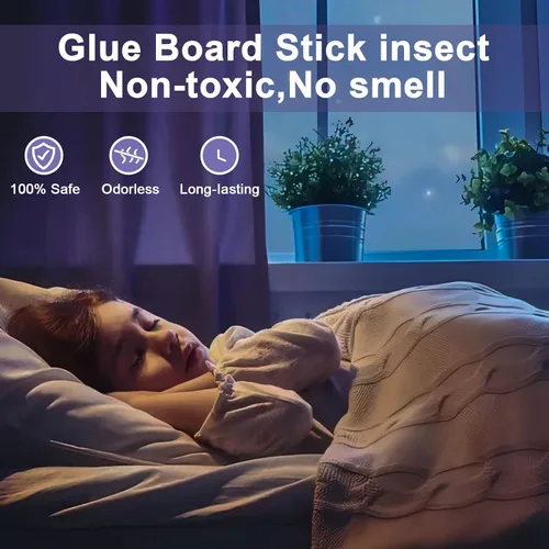 Miniatura 5 de Trampa de Insectos con Luz Azul para Interior, Trampa de Mosquitos para Casa, Trampa de Moscas para Frutas, Polillas y Mosquitos, Trampa de Insectos