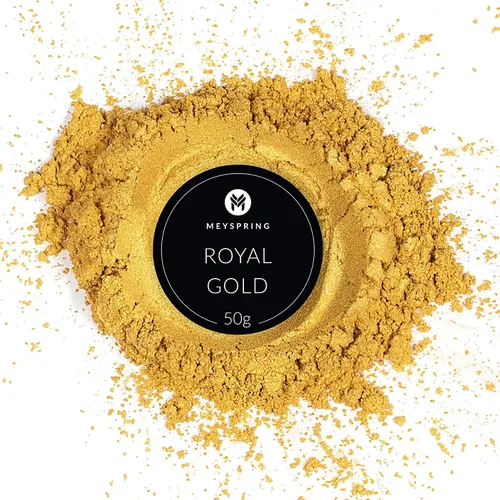 Miniatura 2 de MEYSPRING Polvo de Mica Dorado Real para Resina Epoxi - Kintsugi Gold - Pigmento de Resina Epoxi - Excelente Color de Resina para Kit de Reparación