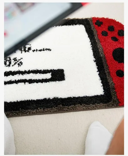 Miniatura 3 de Alfombra de juegos para niños, dormitorio, sala de estar, sala de juegos, antideslizante, alfombra de juegos para niños (21 x 47 pulgadas)