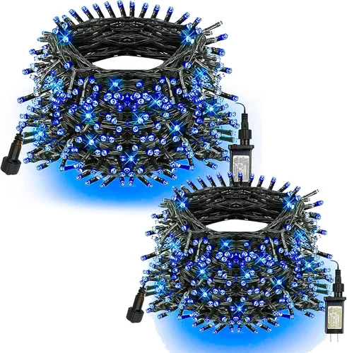 Miniatura 9 de TW SHINE - Luces de Navidad que cambian de color, 200 luces LED RGB de 66 pies, luces de Halloween para exteriores con control remoto, impermeables