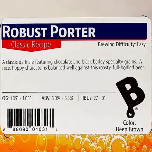 Miniatura 6 de El mejor kit de ingredientes de portero robusto de cerveceros